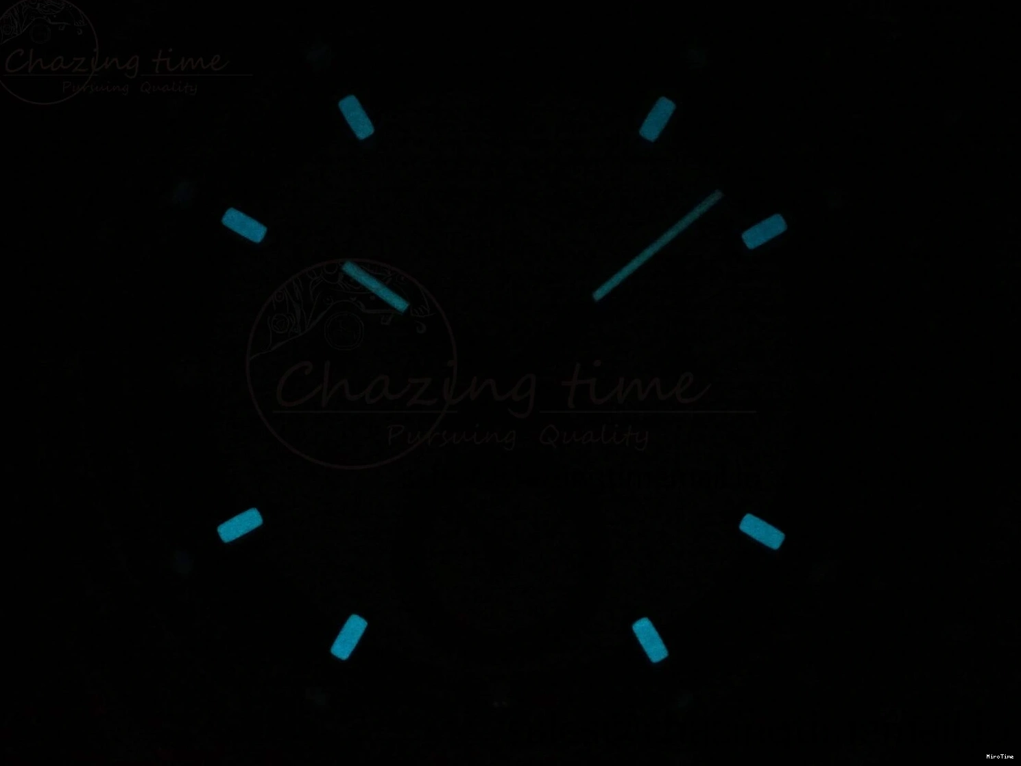 MiroTime 0312 TimelessDesign Daytona DIW Carbon Case and Bezel DIWF Edition White Green Dial on Grey Nylon Strap A 51